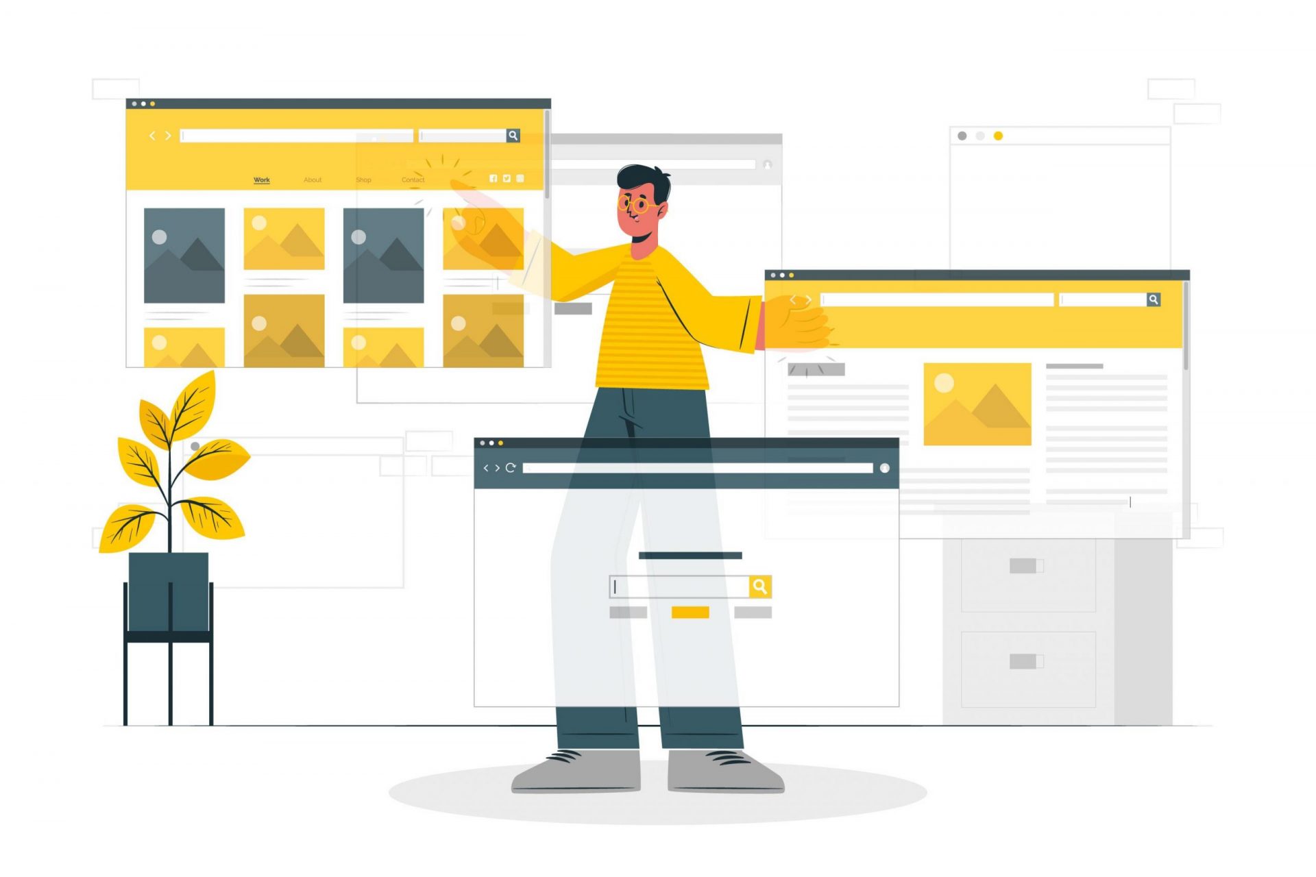 creare site web